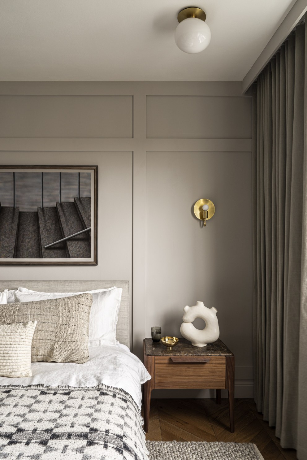 Durrels House, South Kensington | Master bedroom | Interior Designers